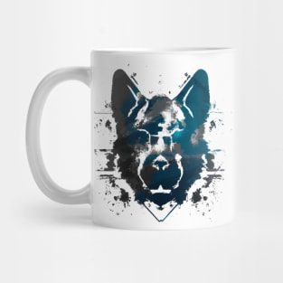 Picard Picardy Sheepdog Stencil Mug